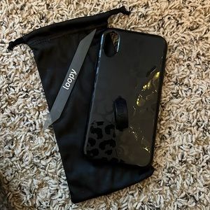 Black Cheetah Print Iphone Case